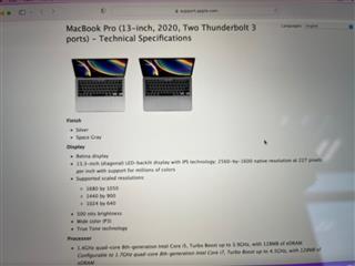 APPLE MACBOOK PRO A2289